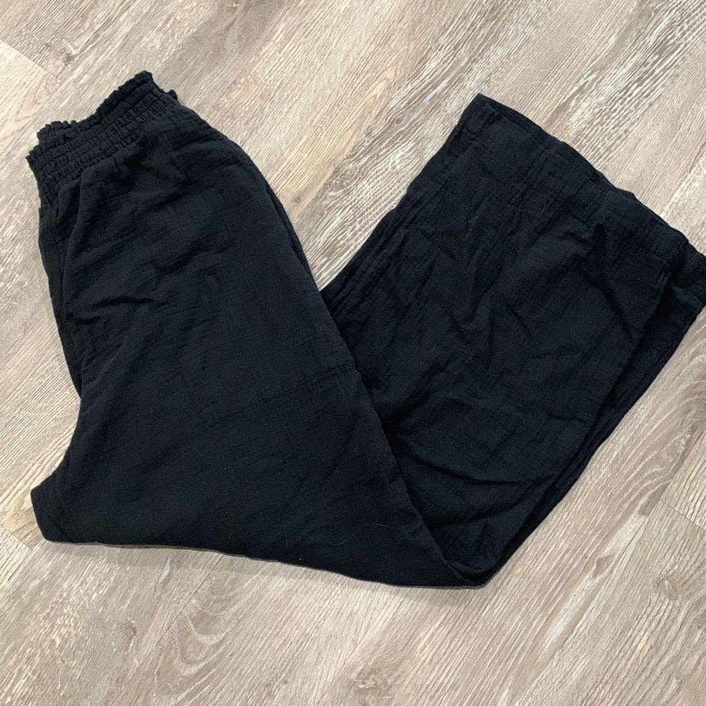Wide Leg Black Pants